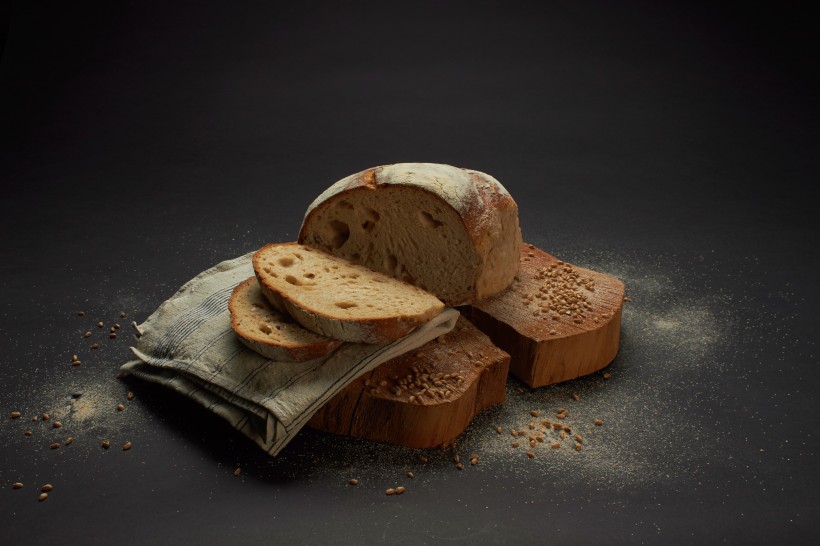 点击大图看下一张：健康美味的面包切片图片