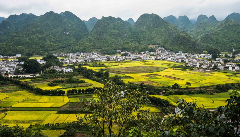 点击大图看下一张：贵州万峰林自然风景图片