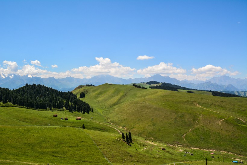 点击大图看下一张：新疆索尔巴斯陶自然风景图片