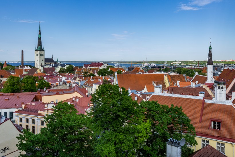 点击大图看下一张：爱沙尼亚首都塔林风景图片