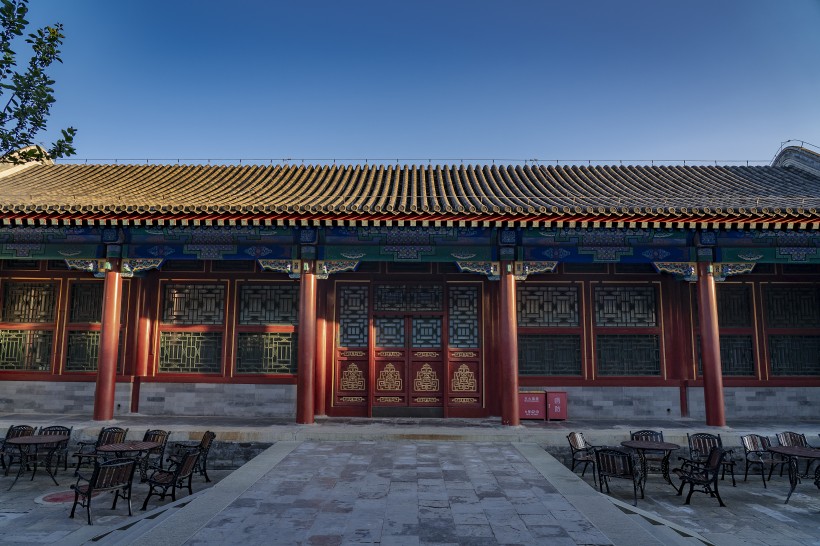 点击大图看下一张：北京市恭王府建筑风景图片
