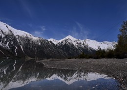 美丽的西藏然乌湖风景图片_13张