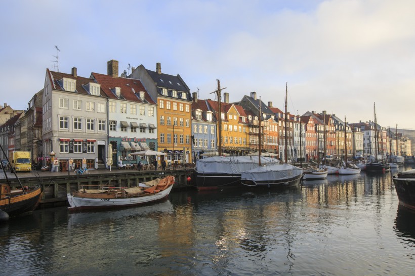 点击大图看下一张：丹麦哥本哈根建筑风景图片