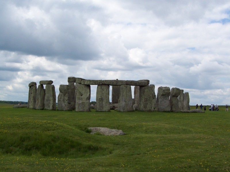 点击大图看下一张：英格兰巨石阵建筑风景图片