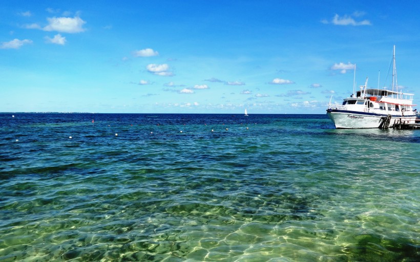 点击大图看下一张：墨西哥尤卡坦半岛坎昆度假海滨城市风景图片