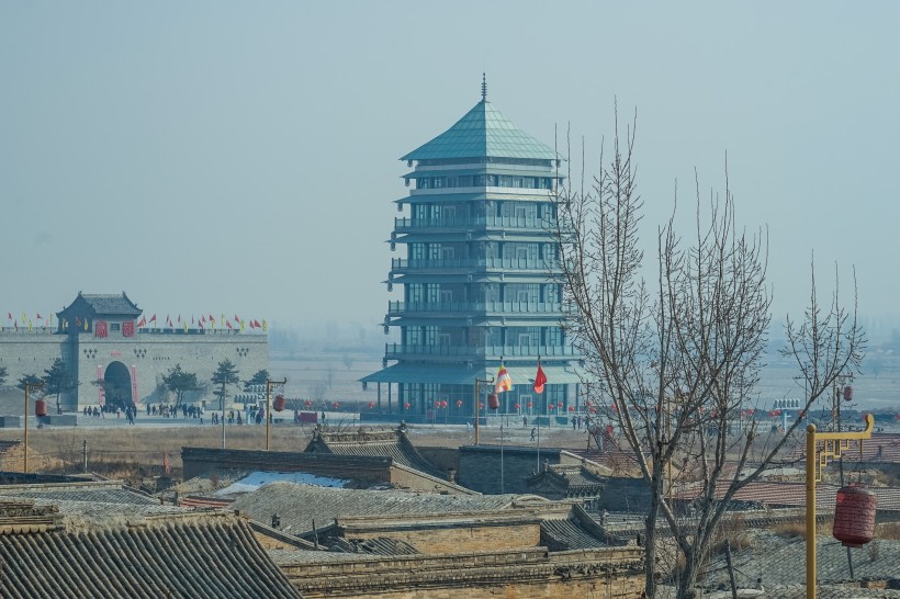 点击大图看下一张：河北蔚县暖泉古镇建筑风景图片