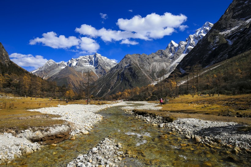 点击大图看下一张：风景美如画的四川川西自然风光图片