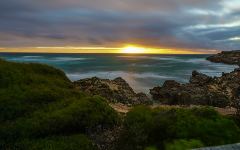 点击大图看下一张：澳洲海边自然风景图片