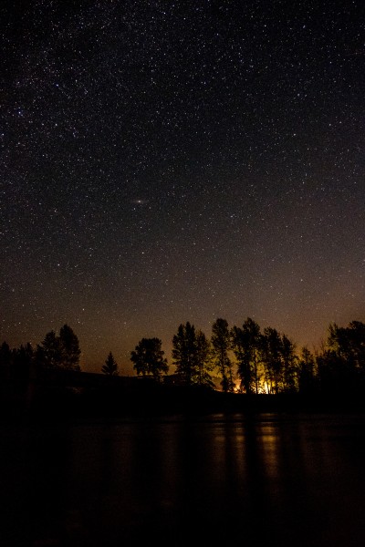 点击大图看下一张：布满星星的夜空图片