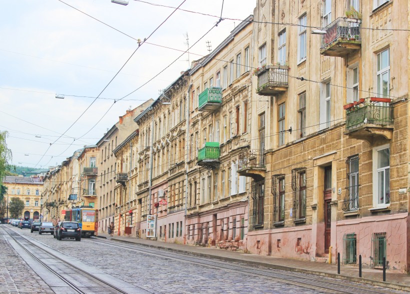 点击大图看下一张：乌克兰赫梅利尼茨基城市风景图片