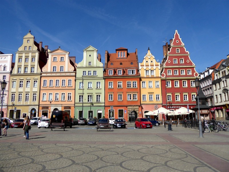 点击大图看下一张：波兰弗罗茨瓦夫城市风景图片
