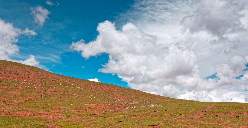 点击大图看下一张：西藏拉萨格尔木自然风景图片