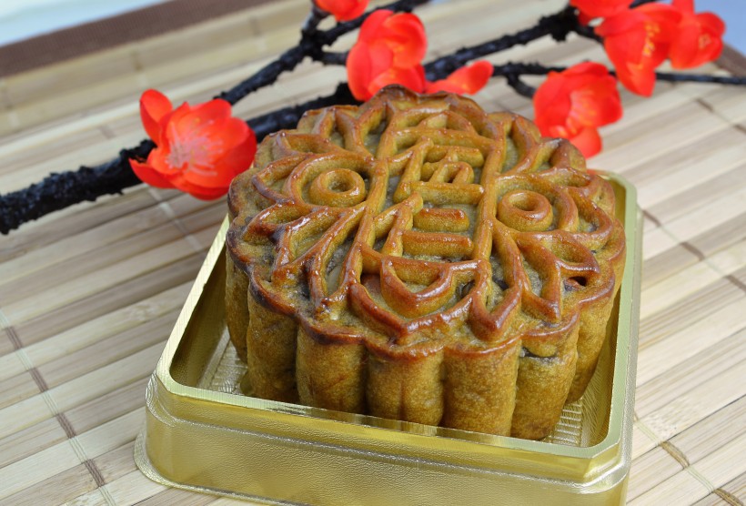 点击大图看下一张：美味的中秋节月饼图片