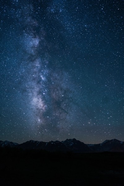 点击大图看下一张：布满星星的夜空图片