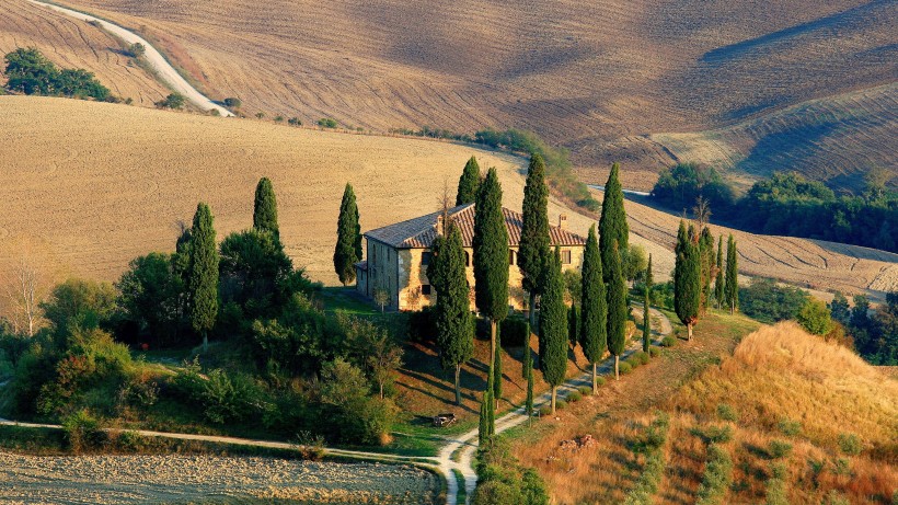 点击大图看下一张：意大利托斯卡纳自然风景图片