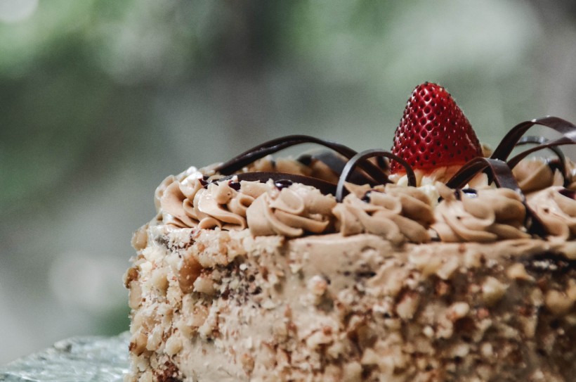 点击大图看下一张：诱人的蛋糕甜点图片