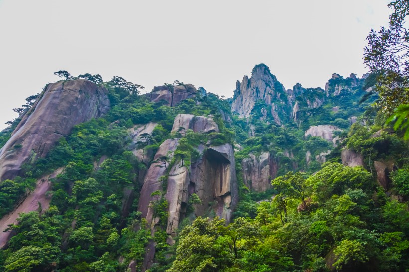点击大图看下一张：江西上饶三清山自然风景图片