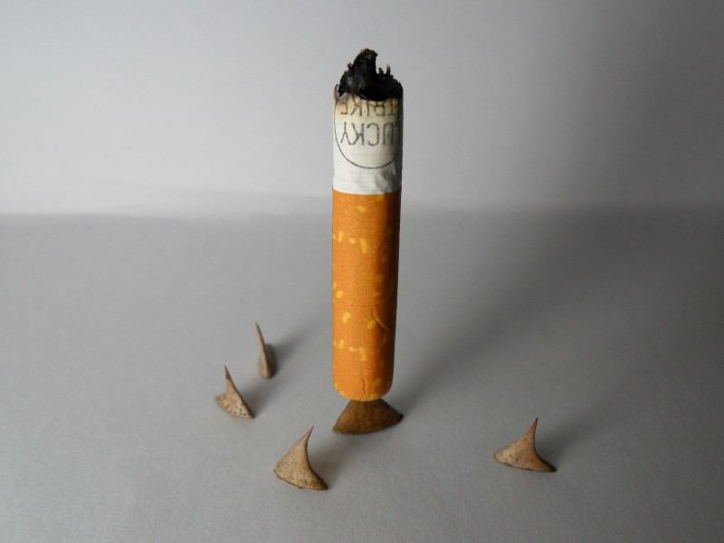 点击大图看下一张：燃烧的香烟图片