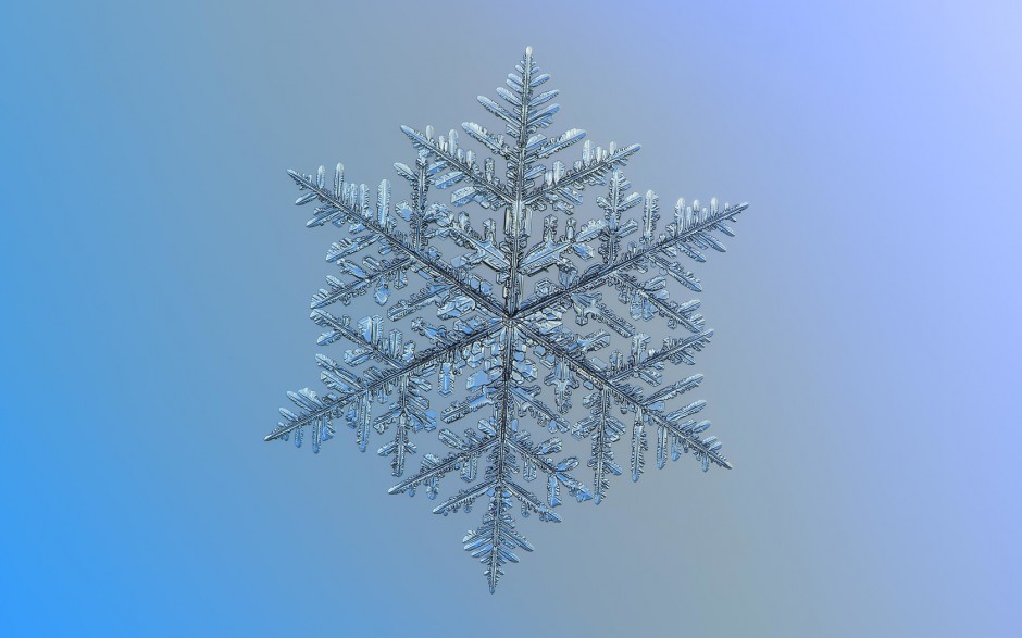 点击大图看下一张：雪景主题小清新护眼电脑桌面壁纸