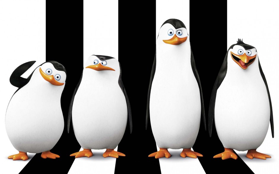 点击大图看下一张：科幻电影《马达加斯加的企鹅》高清宽屏电脑壁纸