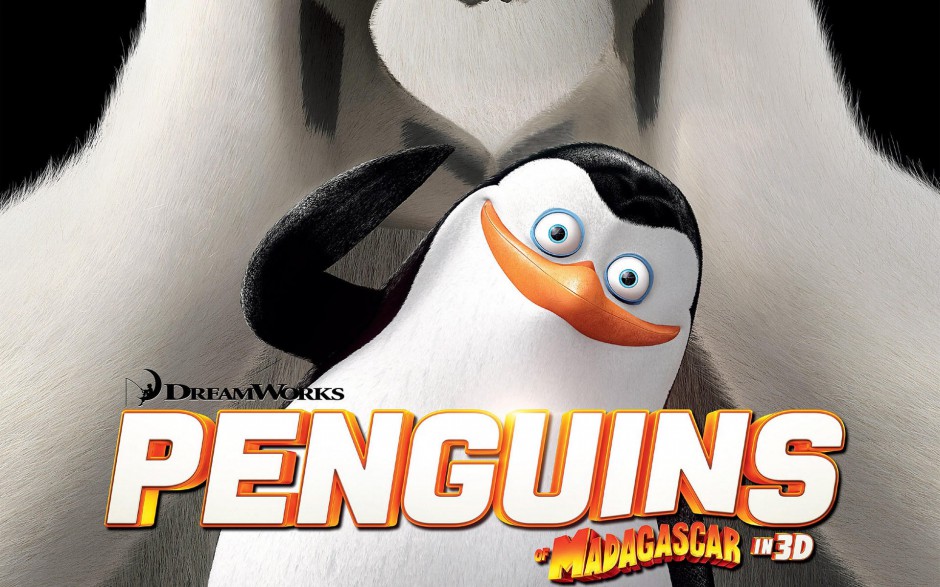 点击大图看下一张：科幻电影《马达加斯加的企鹅》高清宽屏电脑壁纸
