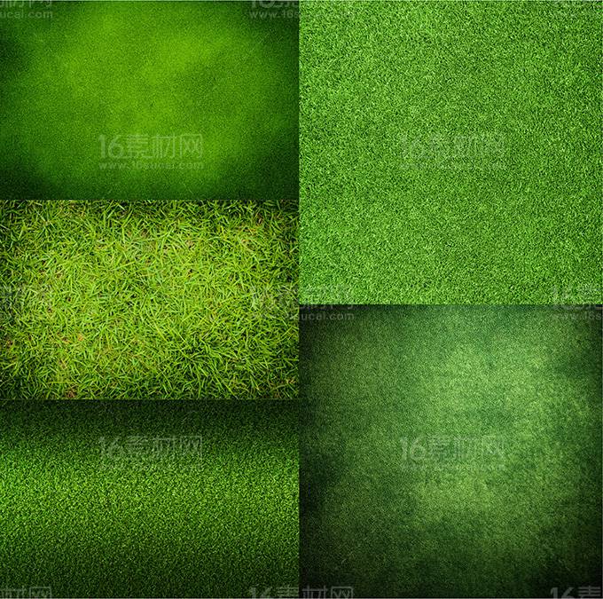 点击大图看下一张：草地复古绿色素材背景图