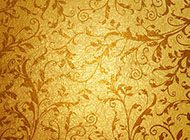 带金色花纹的古典背景图片