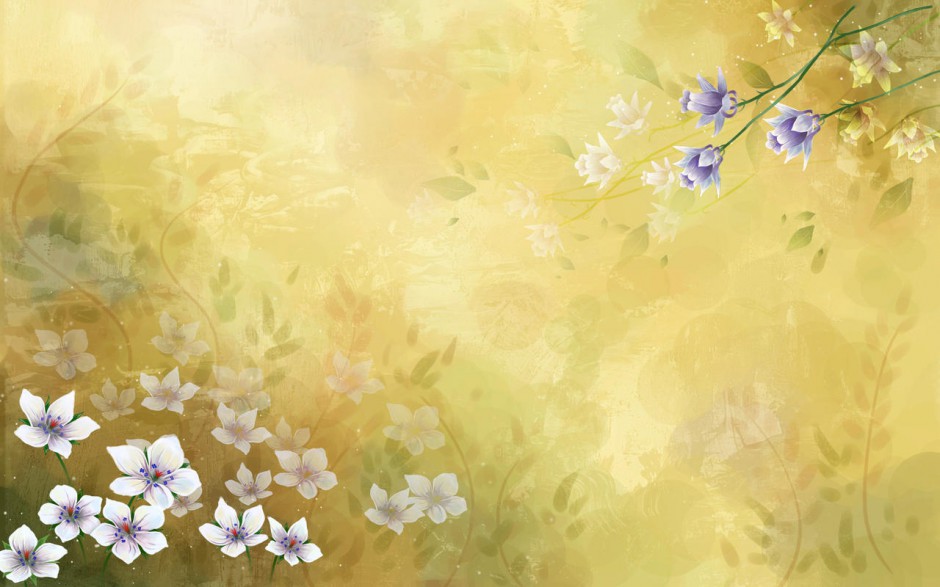 点击大图看下一张：桌面壁纸 高清唯美炫彩花卉