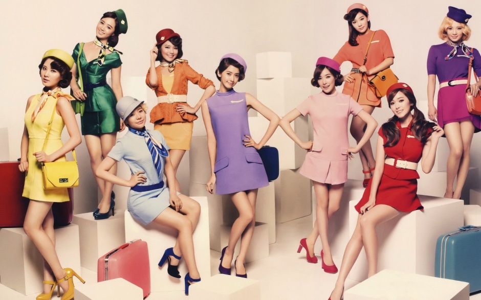 点击大图看下一张：韩国明星组合少女时代高清壁纸