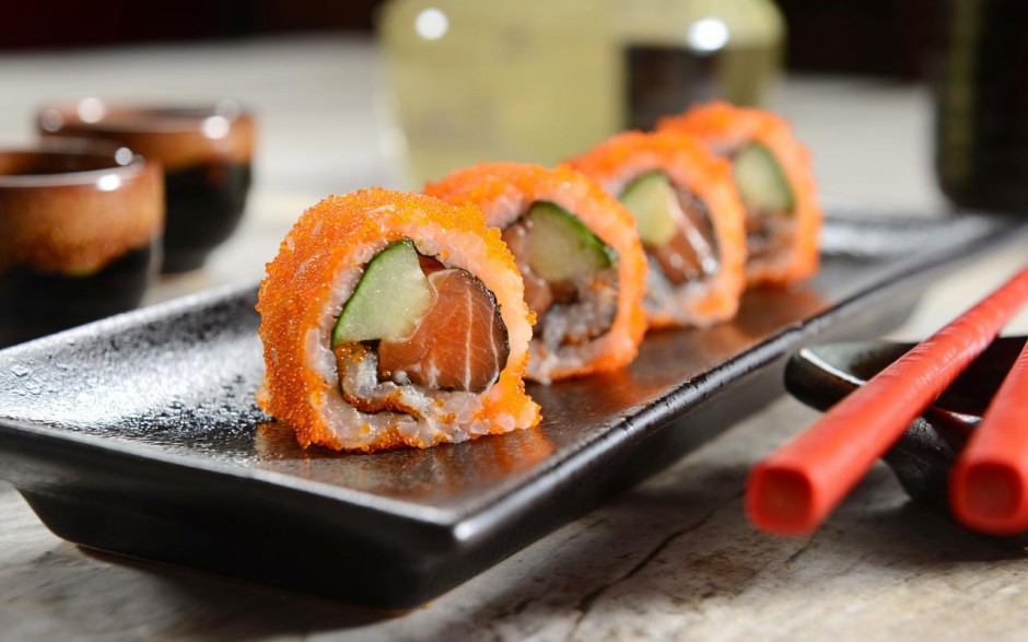 点击大图看下一张：美味寿司精美壁纸