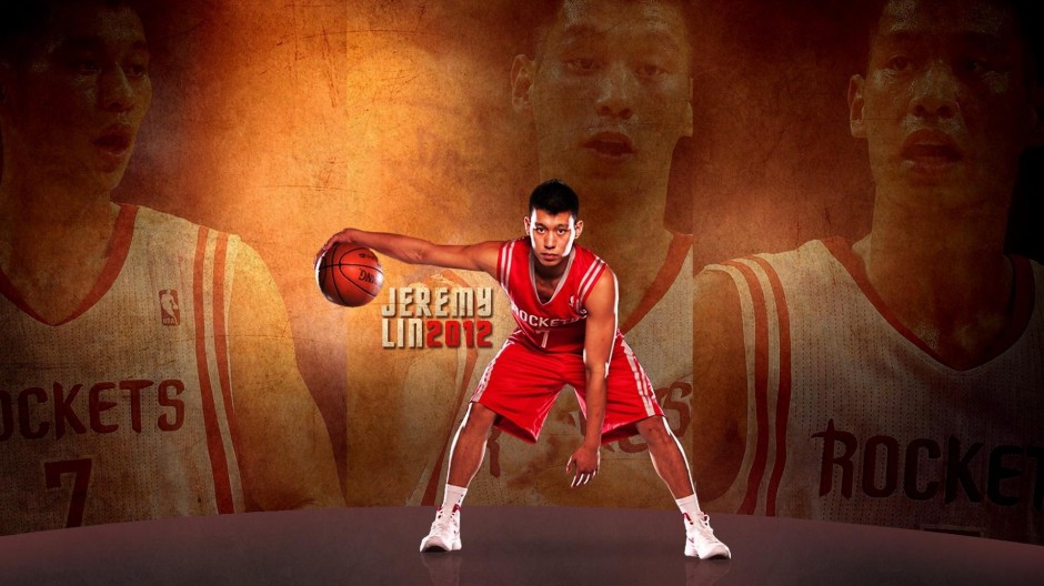 点击大图看下一张：篮球明星林书豪高清壁纸