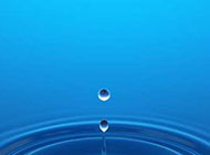 qq空间背景图片小清新蓝色水滴