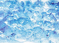 冰面蓝色精美背景图