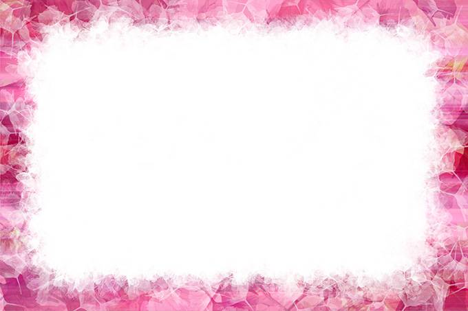 点击大图看下一张：简单粉红色的花边背景图片