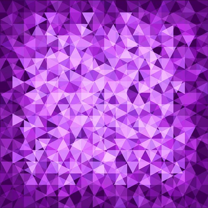 点击大图看下一张：紫色几何体背景图里面三角形