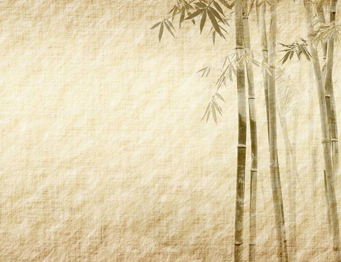 点击大图看下一张：中国风水墨画竹子高清背景图片