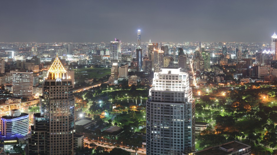 点击大图看下一张：高清泰国城市风光壁纸桌面