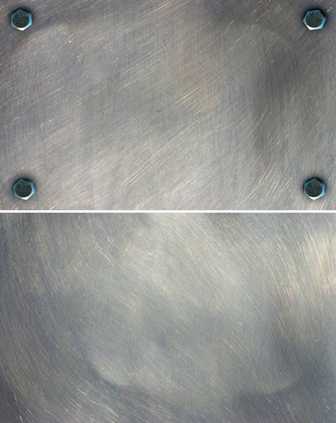 点击大图看下一张：日系银色金属ppt背景图片