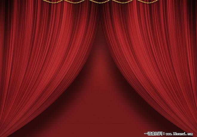点击大图看下一张：暗红色幕帘喜庆背景高清图片素材