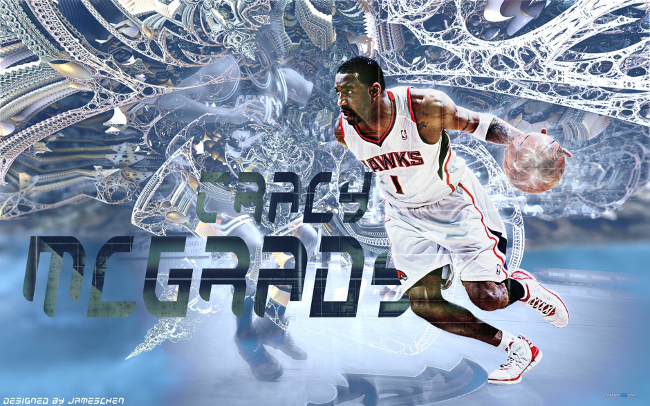 点击大图看下一张：NBA超级明星麦迪高清电脑壁纸