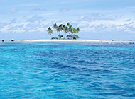淡蓝色海水背景图片素材