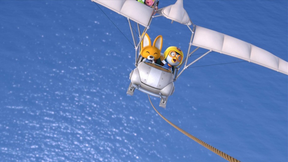 点击大图看下一张：《波鲁鲁冰雪大冒险》可爱动画桌面壁纸