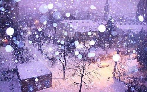 点击大图看下一张：意境唯美雪景QQ秀图片