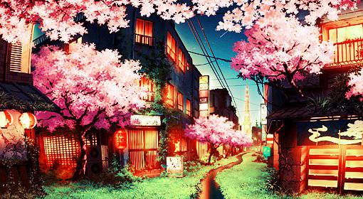 点击大图看下一张:卡通人物唯美意境图