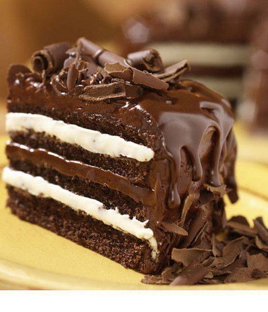 点击大图看下一张：美味巧克力蛋糕味道浓郁