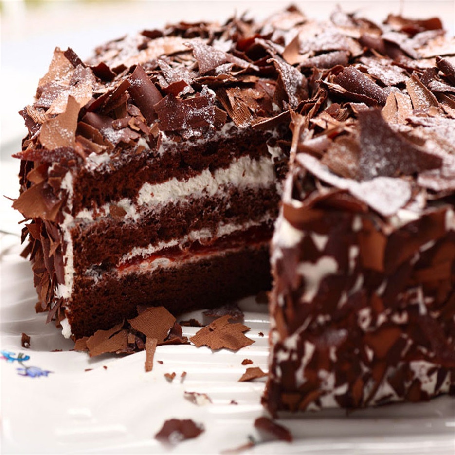 点击大图看下一张：美味的德国黑森林蛋糕图片