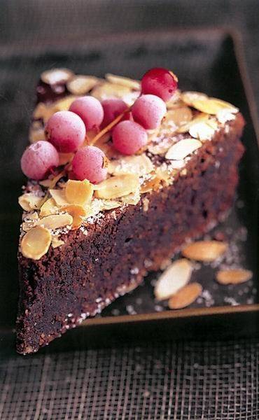 点击大图看下一张：巧克力芝士蛋糕图片精致诱人