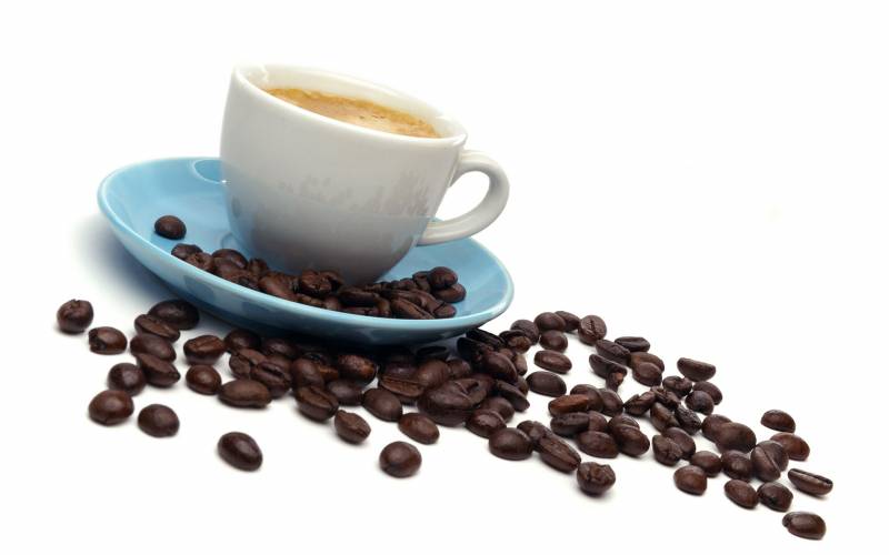 点击大图看下一张：精致咖啡豆高清美食图片