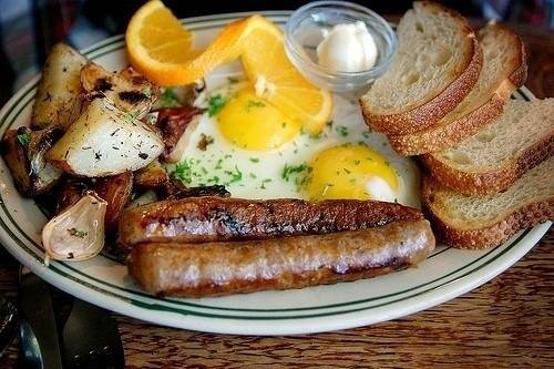 点击大图看下一张：有梦想的鸡蛋早餐搭配