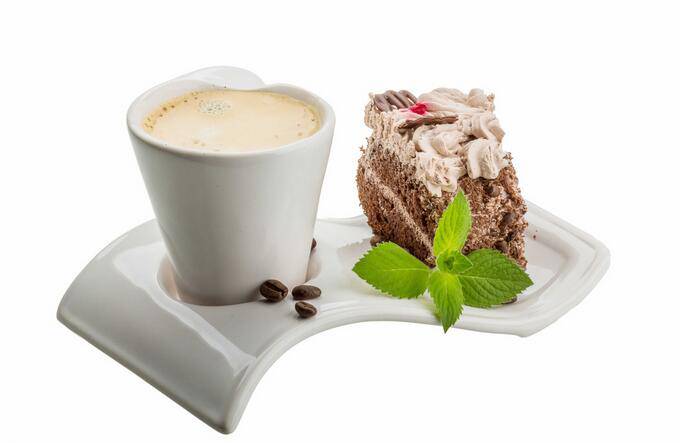 点击大图看下一张：精致的美式下午茶咖啡蛋糕图片